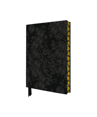 Exquisit Premium Notizbuch DIN A6: Uematsu Hobi, Box mit Chrysanthemen verziert