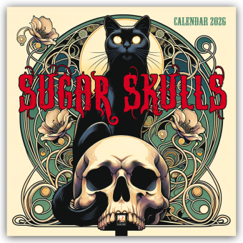 Sugar Skulls - Totenköpfe aus Zucker 2026 - Original Flame Tree Publishing-Kalender [Kalender]