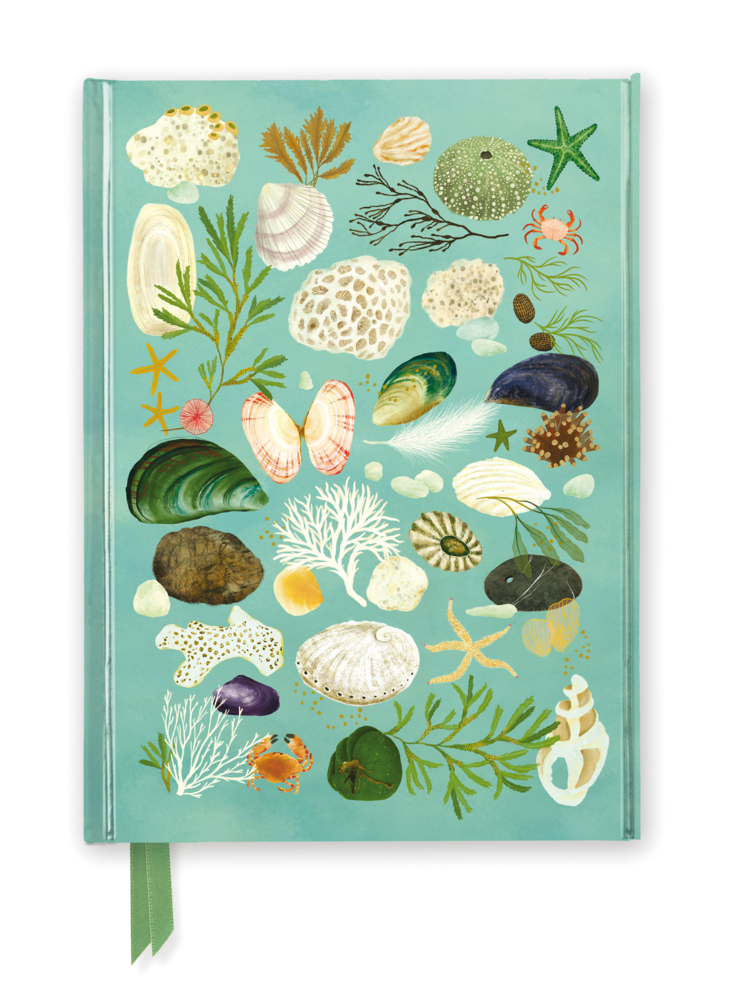 Premium Notizbuch DIN A5: Katherine Quinn, Strandgut sammeln main product photo