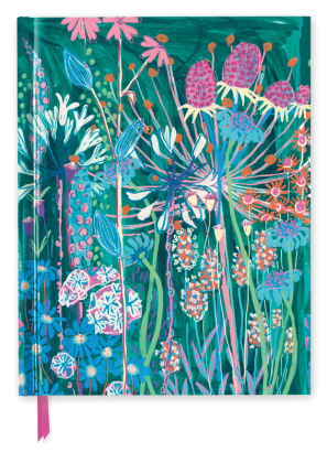 Premium Skizzenbuch: Lucy Innes Williams, Blau-Grünes Gartenhaus