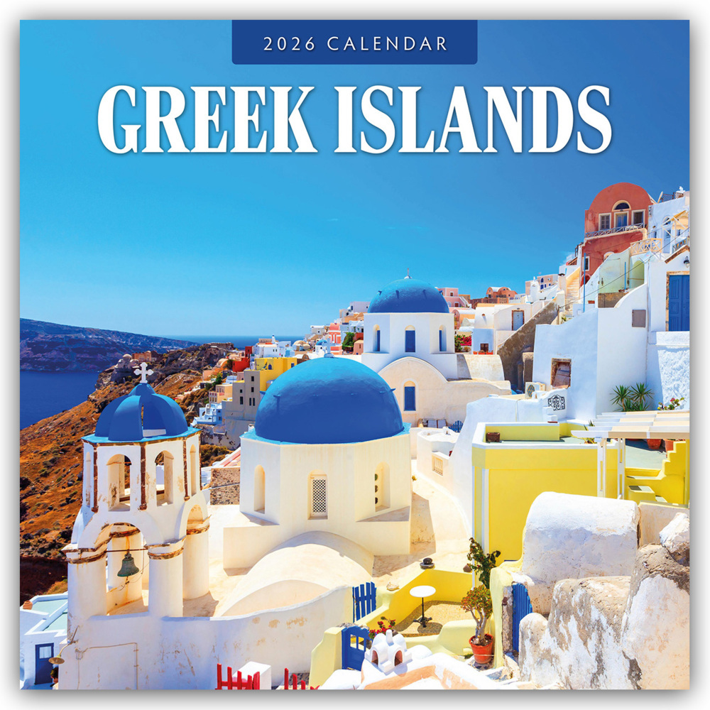 Greek Islands - Griechische Inseln 2026 - 16-Monatskalender main product photo
