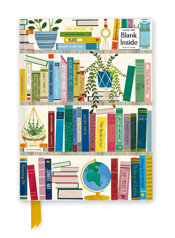 Premium Notizbuch Blank DIN A5: Georgia Breeze, Bücherregal main product photo
