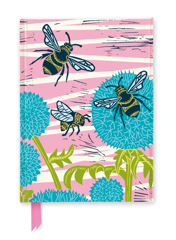 Premium Notizbuch DIN A5: Kate Heiss, Fleißige Bestäuber main product photo