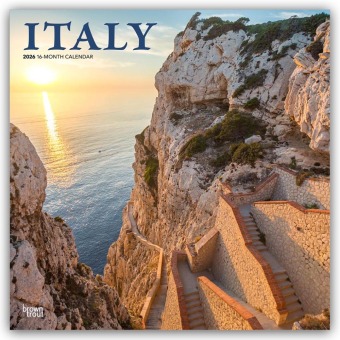 Italy - Italien 2026 - 16-Monatskalender