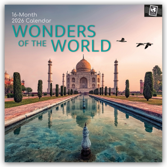 Wonders of the World - Wunder der Welt 2026 - 16-Monatskalender
