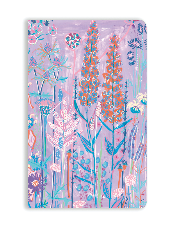 Premium Softcover Notizbuch: Lucy Innes Williams, Violettes Gartenhaus main product photo
