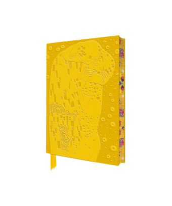Exquisit Premium Notizbuch DIN A6: Gustav Klimt, Der Kuss