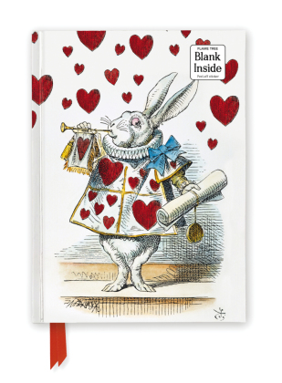 Premium Notizbuch Blank DIN A5: Alice im Wunderland, Weißer Hase