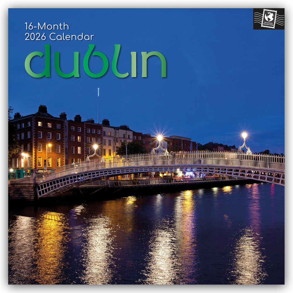 Dublin 2026 - 16-Monatskalender main product photo