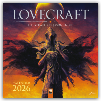Lovecraft by Jason Engle 2026 - Original Flame Tree Publishing-Kalender [Kalender]