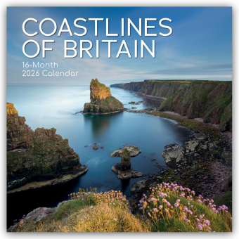 Coastline of Britain - Die Britische Küste 2026 - 16-Monatskalender