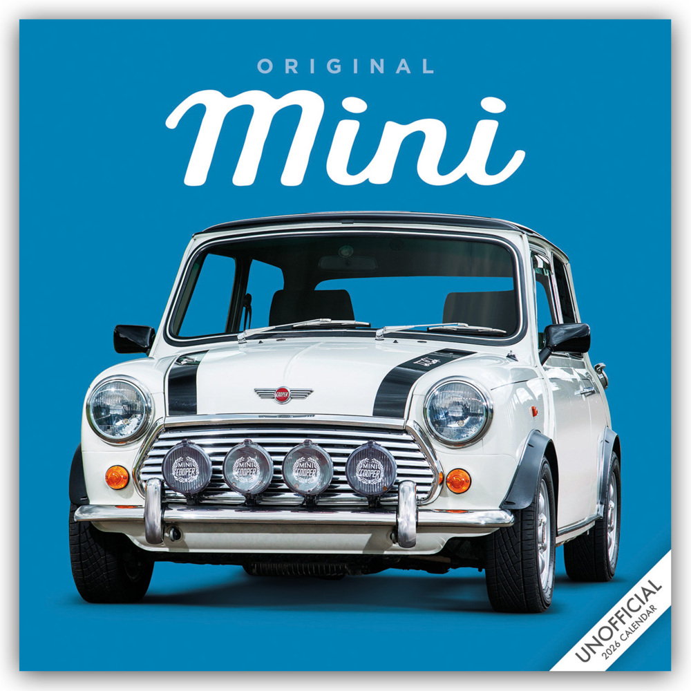 Original Mini - Autos 2026 - Wand-Kalender main product photo