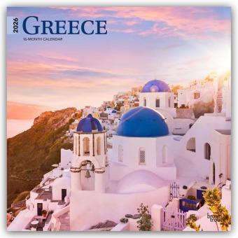 Greece - Griechenland 2026 - 16-Monatskalender