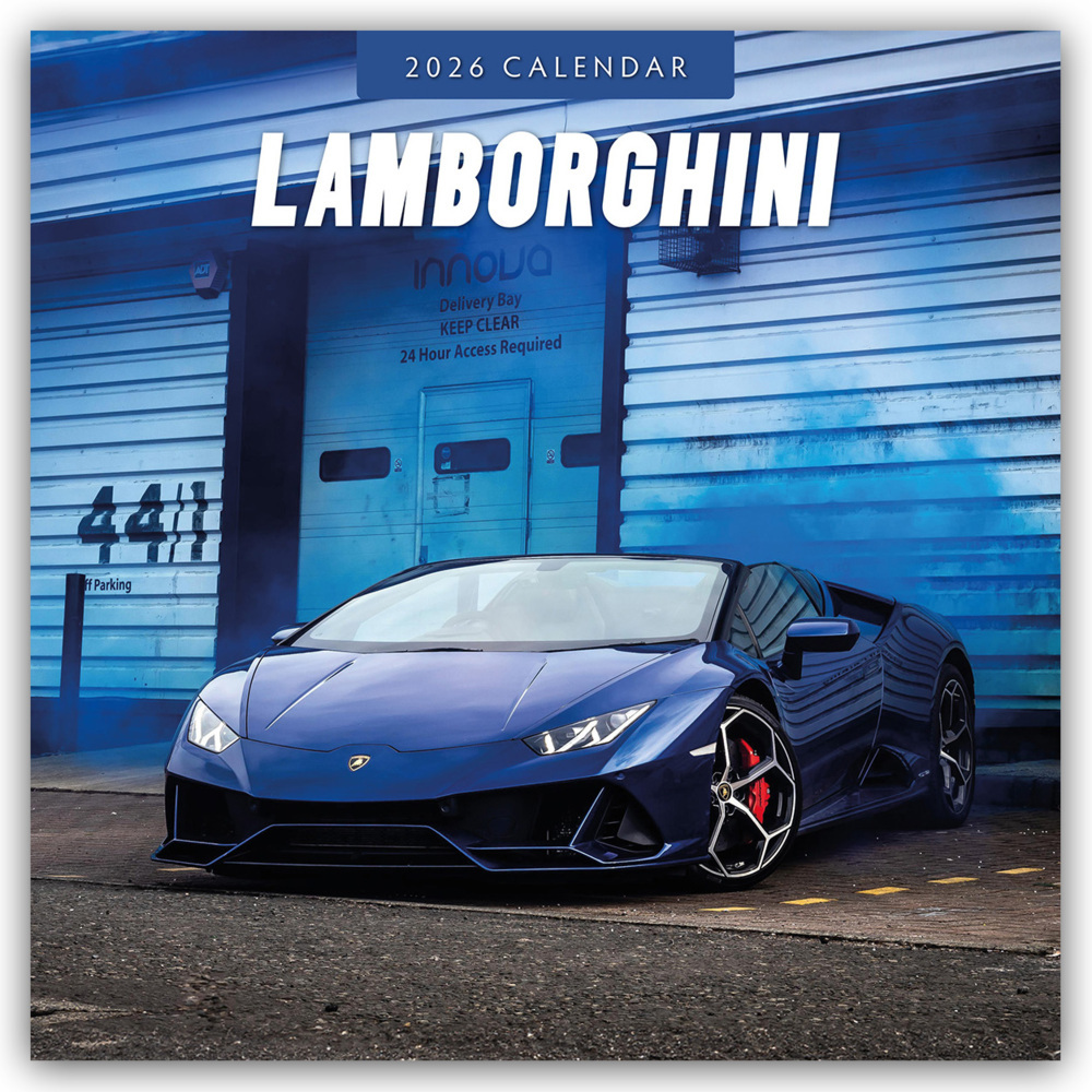 Lamborghini 2026 - 16-Monatskalender main product photo