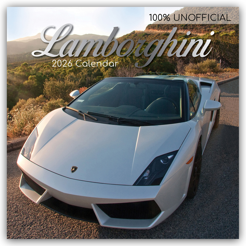 Lamborghini 2026 - 16-Monatskalender main product photo