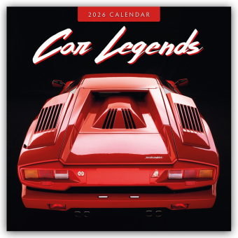 Car Legends - Legendäre Autos 2026 - 16-Monatskalender