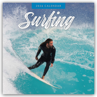 Surfing - Surfen 2026 - 16-Monatskalender