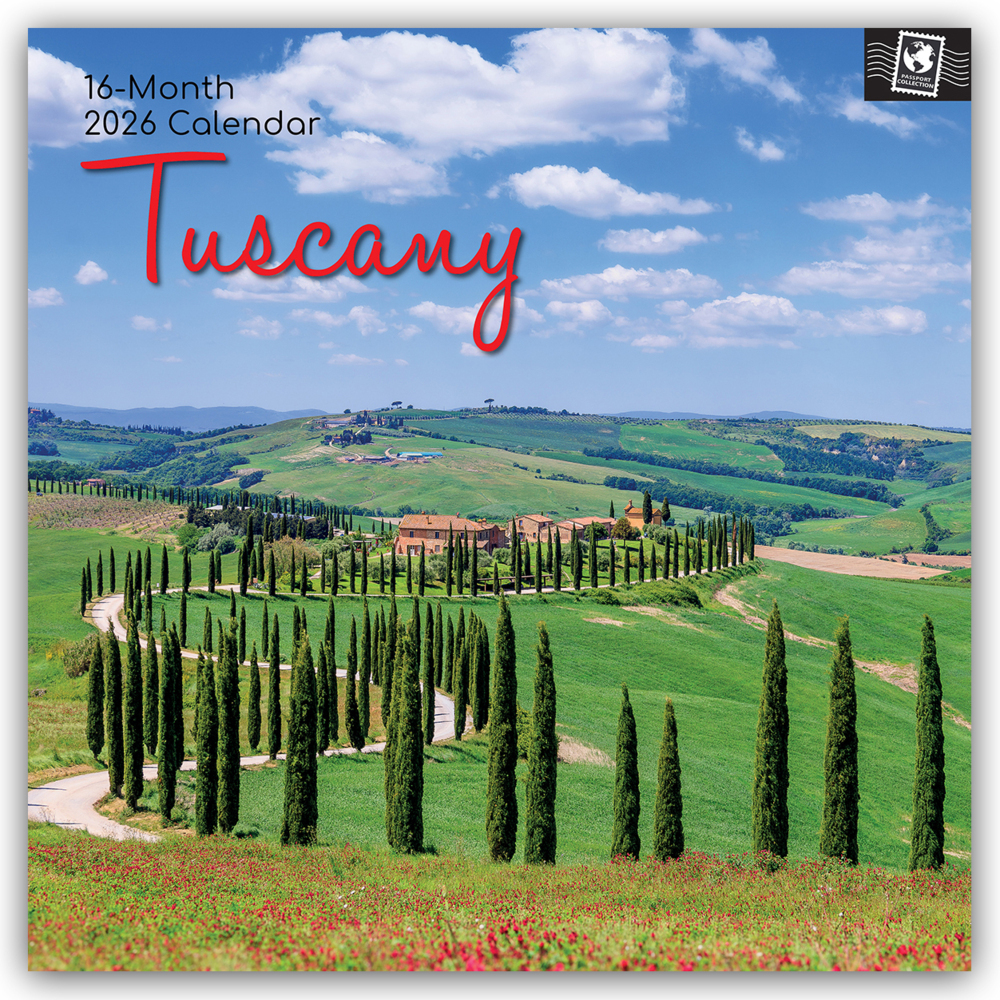 Tuscany - Toskana 2026 - 16-Monatskalender main product photo