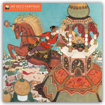 Art Déco Fairytales - Art Déco Märchen 2026 - Original Flame Tree Publishing-Kalender [Kalender]