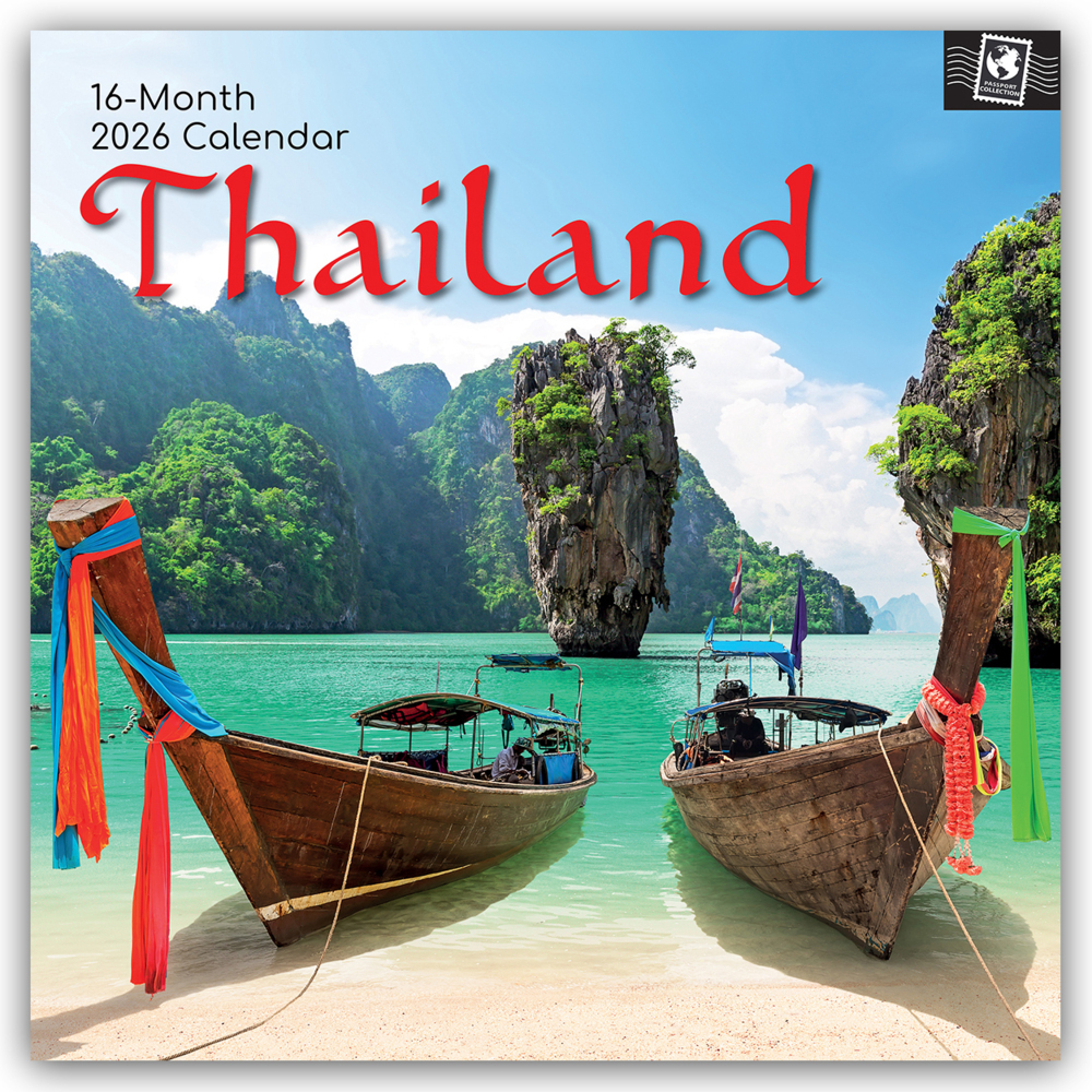 Thailand 2026 - 16-Monatskalender main product photo