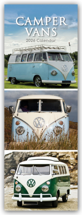 Camper - Camper Vans - Slimline-Kalender 2026