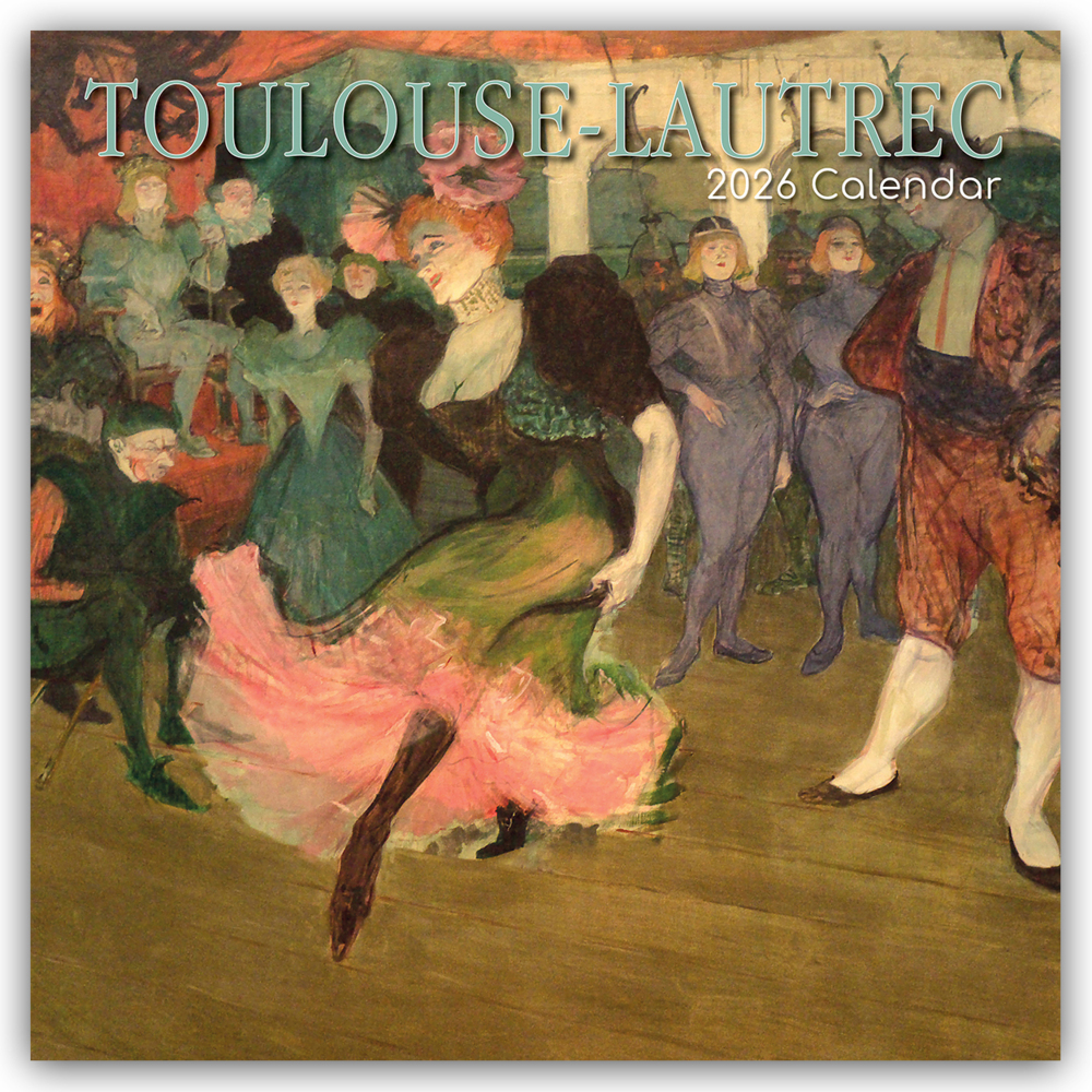 Toulouse-Lautrec - Henri de Toulouse-Lautrec - Kunstkalender 2026 16-Monatskalender main product photo