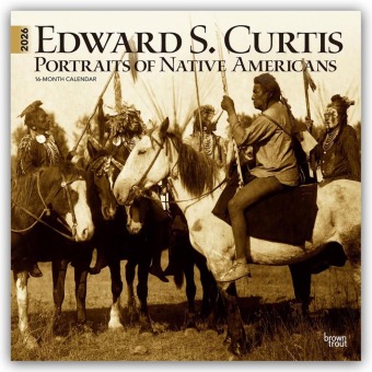 Edward S. Curtis, Portraits of Native Americans - Indianer 2026 - 16-Monatskalender