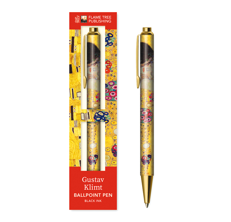 Premium Kugelschreiber: Gustav Klimt, Der Kuss main product photo