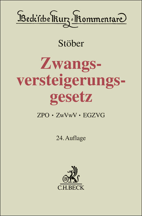 Zwangsversteigerungsgesetz. ZVG main product photo
