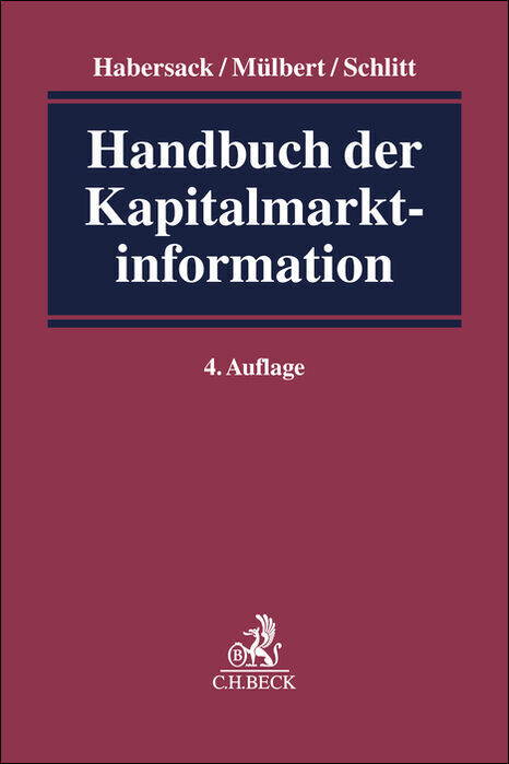Handbuch der Kapitalmarktinformation main product photo