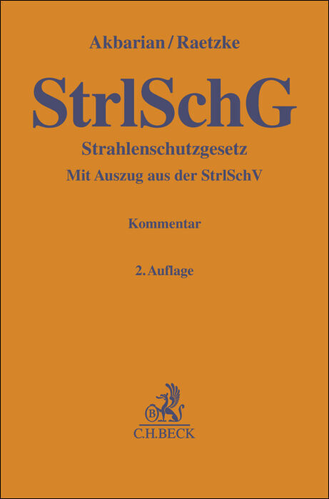 Strahlenschutzgesetz. StrlSchG main product photo