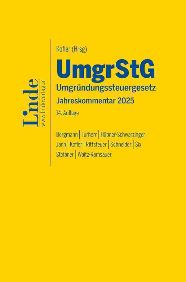 UmgrStG | Umgründungssteuergesetz 2025 main product photo