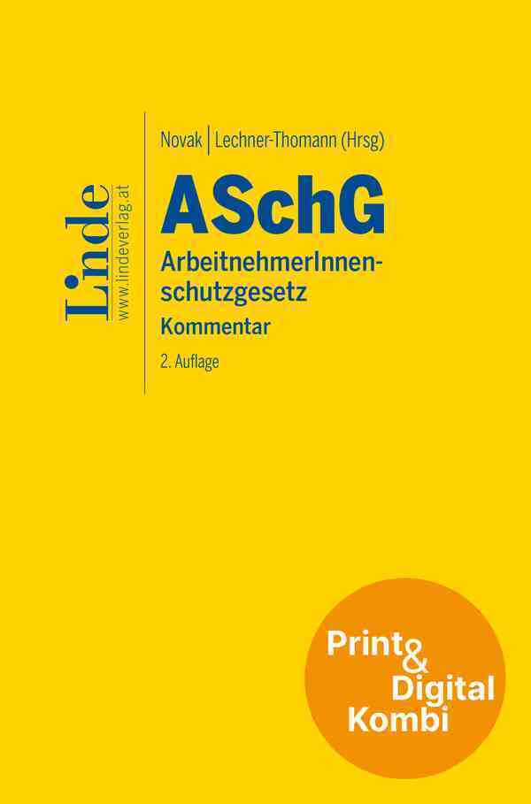 ASchG | ArbeitnehmerInnenschutzgesetz (Kombi Print&digital) main product photo