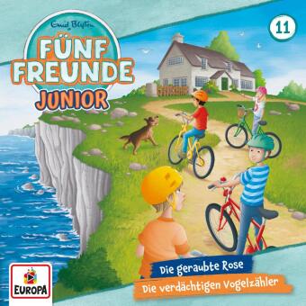 Fünf Freunde JUNIOR - Die geraubte Rose / Die verdächtigen Vogelzähler, 1 Audio-CD