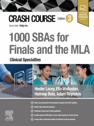 Crash Course: 1000 SBAs for Finals and the MLA - Clinical Specialties - E-BOOK