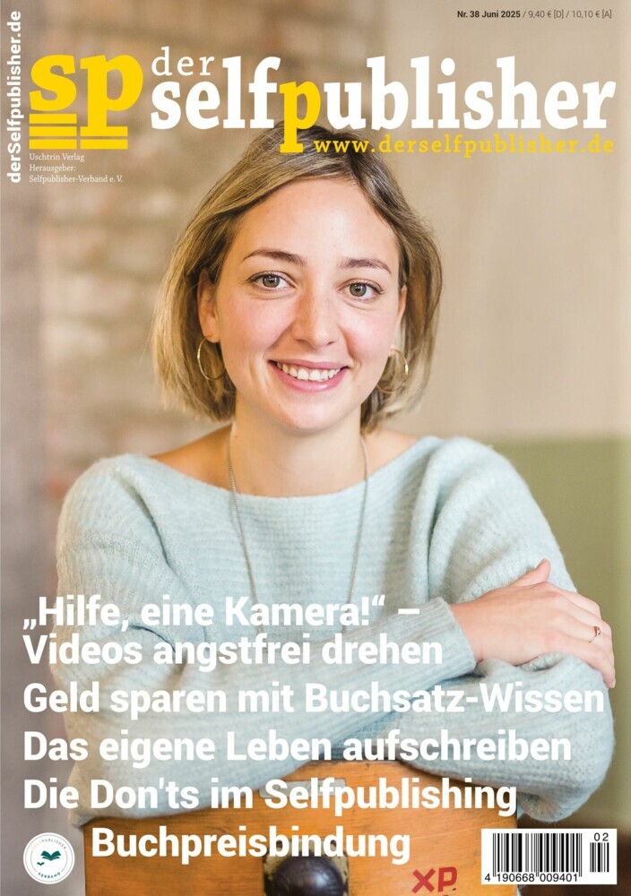 der selfpublisher 38, 2-2025, Heft 38, Juni 2025 main product photo