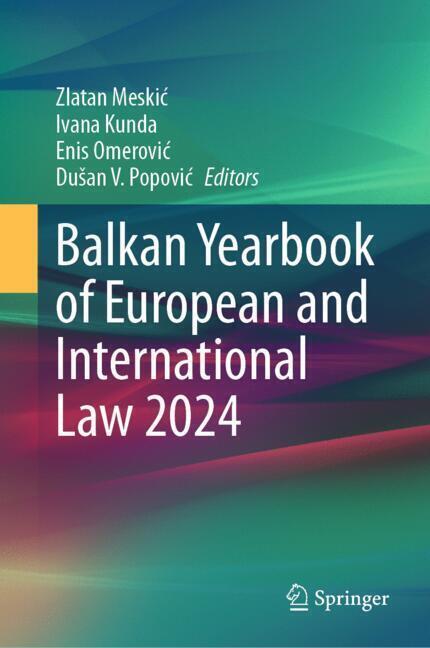 Balkan Yearbook of European and International Law 2024 main product photo