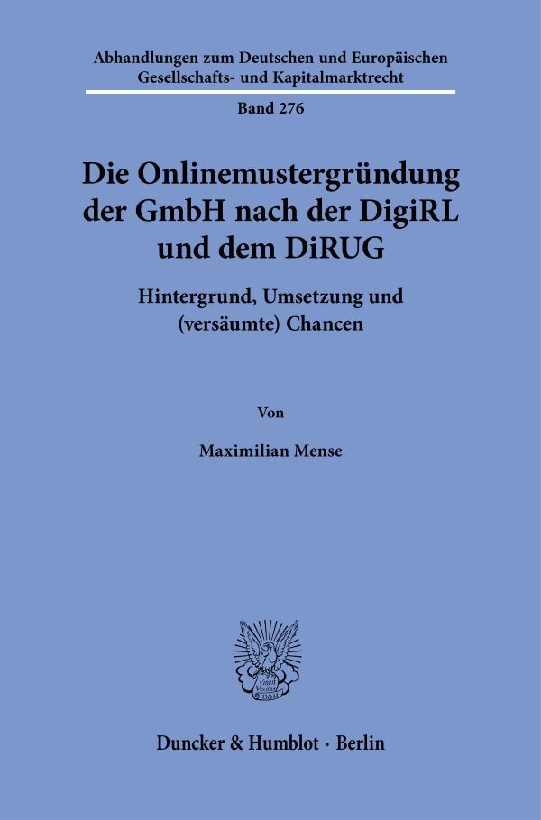 Die Onlinemustergründung der GmbH nach der DigiRL und dem DiRUG main product photo