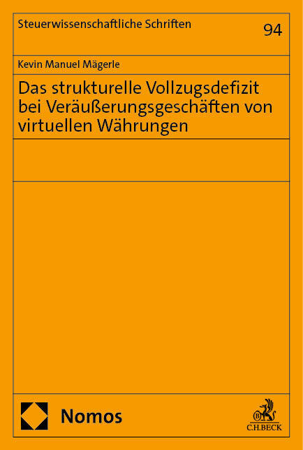 Das strukturelle Vollzugsdefizit bei Veräußerungsgeschäften von virtuellen Währungen main product photo