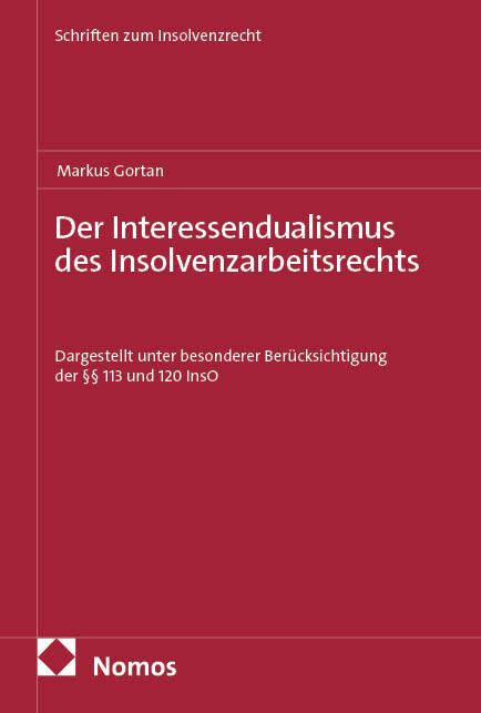 Der Interessendualismus des Insolvenzarbeitsrechts main product photo