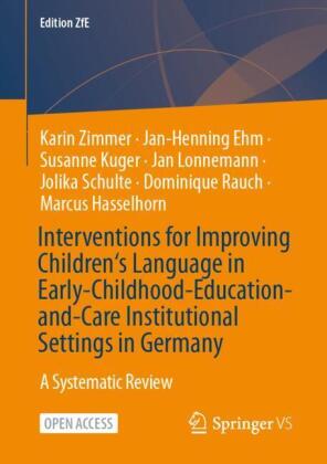 Interventions for Improving Children's Language in Early-...