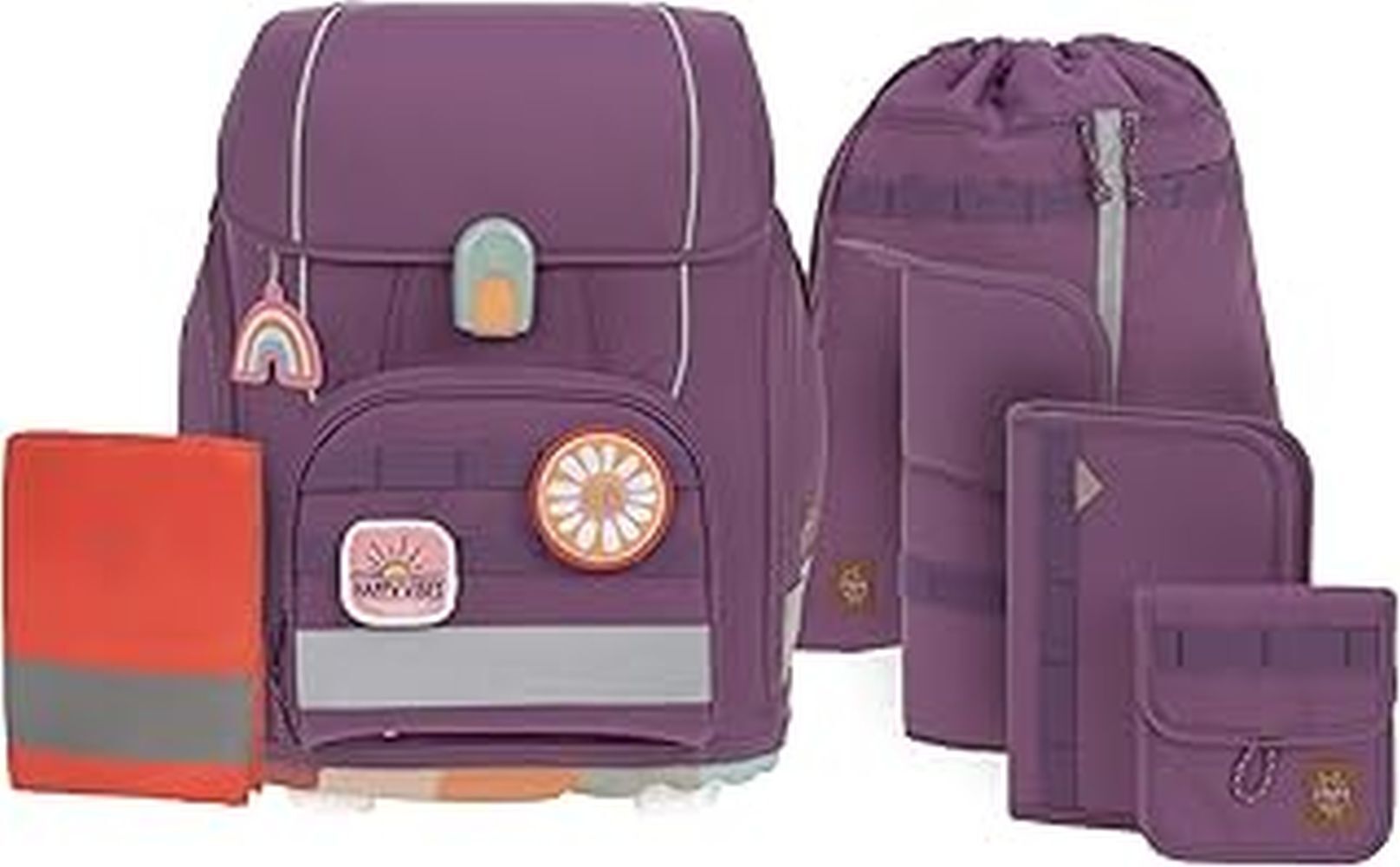 Schulranzen-Set BOXY UNIQUE (30x25x42) 7-teilig in purple main product photo
