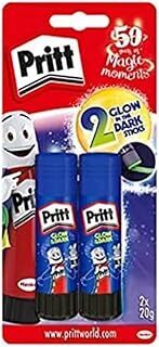 Pritt Klebestift GLOW IN THE DARK 2x20g main product photo