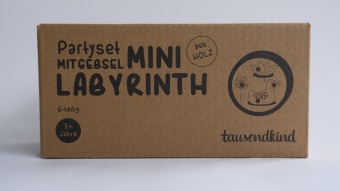 Geschicklichkeitsspiel MINI LABYRINTH 6er-Set