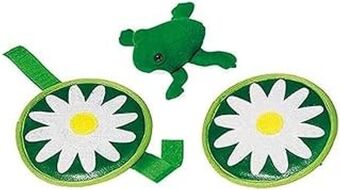 goki Klettfangspiel Frosch, 3tlg grün