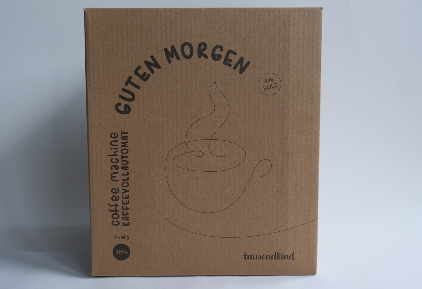Kaffeevollautomat GUTEN MORGEN aus Holz main product photo