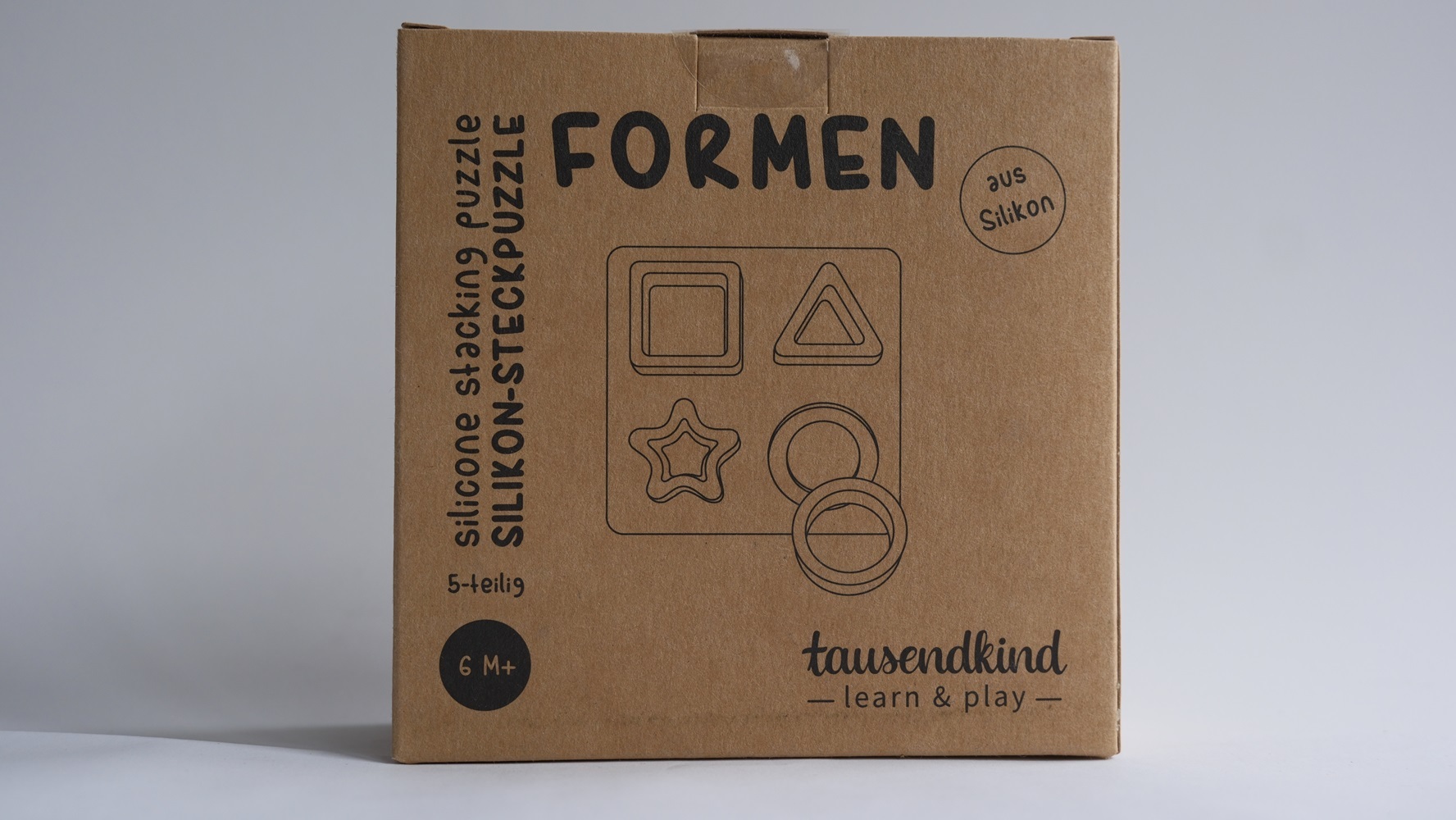 Silikon-Steckpuzzle FORMEN 5-teilig main product photo