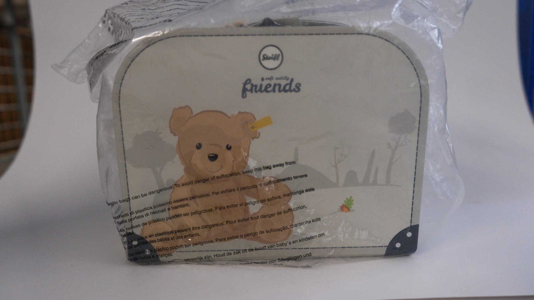 Teddybär JIMMY (25cm) im Koffer main product photo