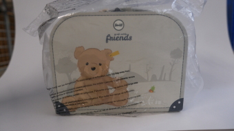 Teddybär JIMMY (25cm) im Koffer