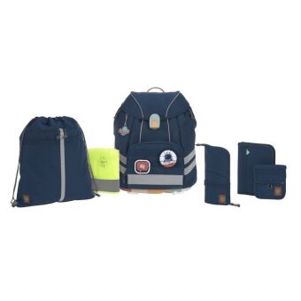 Schulranzen-Set 7tlg, 30x25x40 navy